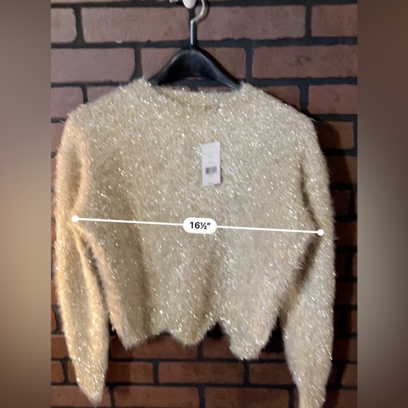 NWT shimmery sweater - Picture 7 of 7